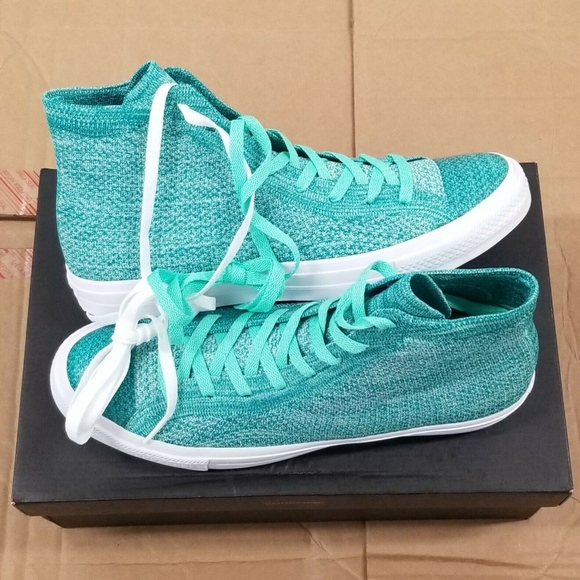 converse flyknit teal